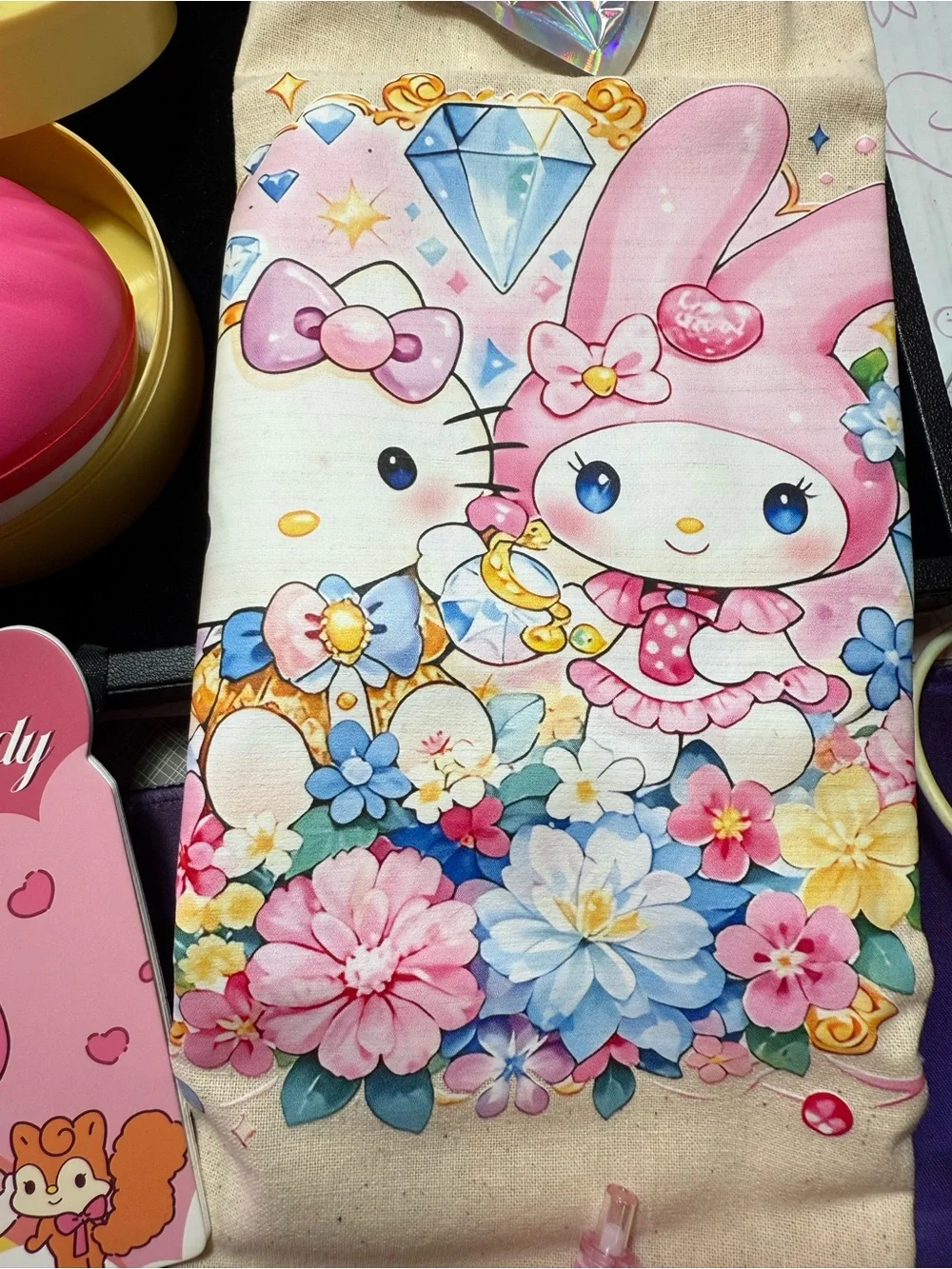 Sanrio My Melody Pink and Cream Kawaii Stationery & Plush Set